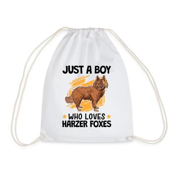 Le garçon des renards du Harz aime garder les renards - Sac de sport léger - blanc - Devant