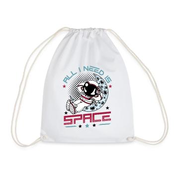 J’ai juste besoin d’espace, astronaute. - Sac de sport léger - blanc - Devant
