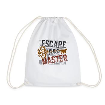 Escape Room, Master Escape Room, Geburtstag. - Turnbeutel - Weiß - Vorne