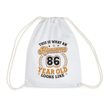 Voilà à quoi ressemble un grand homme de 86 ans. - Sac de sport léger - blanc - Devant