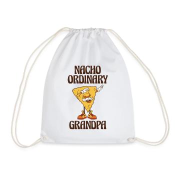 Fête des grands-parents Grand-père Nacho Papa Blague - Sac de sport léger - blanc - Devant