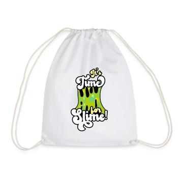 Mucus Puddle Cool Mignon Adorable pour Slime Maker - Sac de sport léger - blanc - Devant