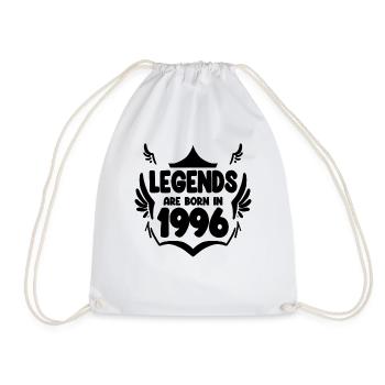 1996 - Born 1996 - Drawstring Bag - white - Front