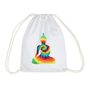 Vintage Tie Dye Buddha For Buddism Beliver - Turnbeutel - Weiß - Vorne
