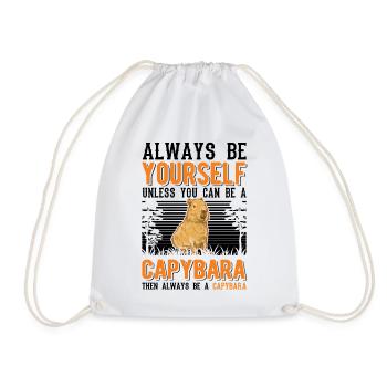 Soyez toujours vous-même Sauf si vous pouvez être un Capybara - Sac de sport léger - blanc - Devant