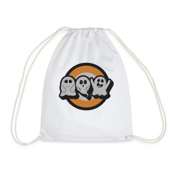 Chemise de costume d’Halloween, fantôme d’Halloween mignon - Sac de sport léger - blanc - Devant