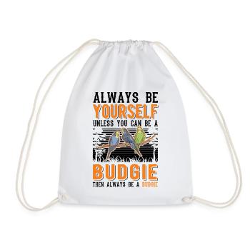 Toujours être toi-même Perruche perruche - Sac de sport léger - blanc - Devant