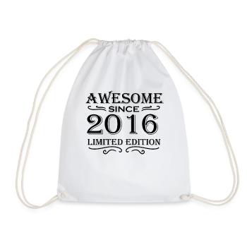 2016 - Drawstring Bag - white - Front
