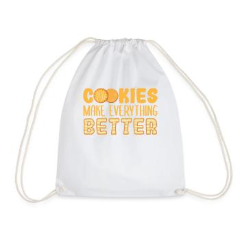 Dessert Lover Cookies Makeeverything Better For Ba - Turnbeutel - Weiß - Vorne
