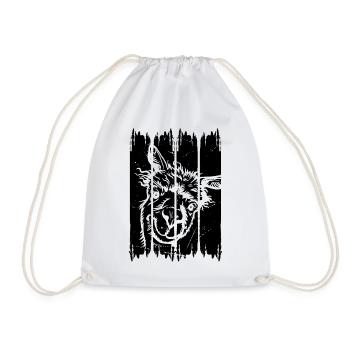 Llama Head Alpaga Llama Farmer - Llamas Llama - Sac de sport léger - blanc - Devant