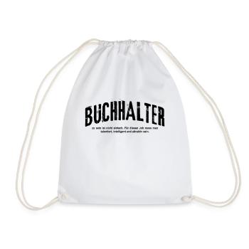 Buchhalter Finanzbuchhalter Lustiges Buchhaltung - Turnbeutel - Weiß - Vorne