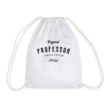 Professor Limited Edition Uni Lustig Professoren - Turnbeutel - Weiß - Vorne