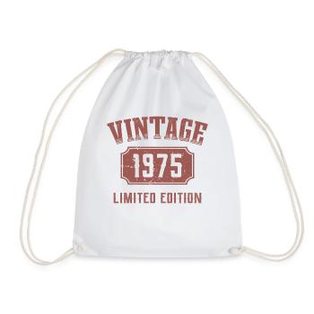 47 Jahre 47. Geburtstag Limited Edition 1975 - Turnbeutel - Weiß - Vorne