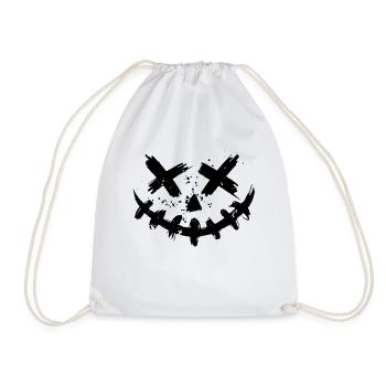 Halloween mask disguise - Drawstring Bag - white - Front