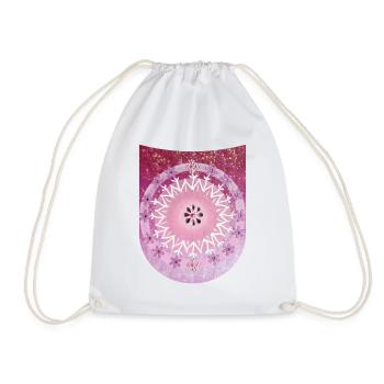 BlumenMandala Harmonie - Sonja Ariel von Staden - Turnbeutel - Weiß - Vorne
