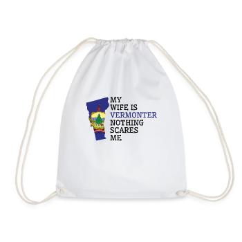 Rien ne me fait peur Vermont femme Vermont - Sac de sport léger - blanc - Devant