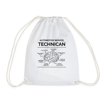 Technicien mécanicien automobile - Sac de sport léger - blanc - Devant
