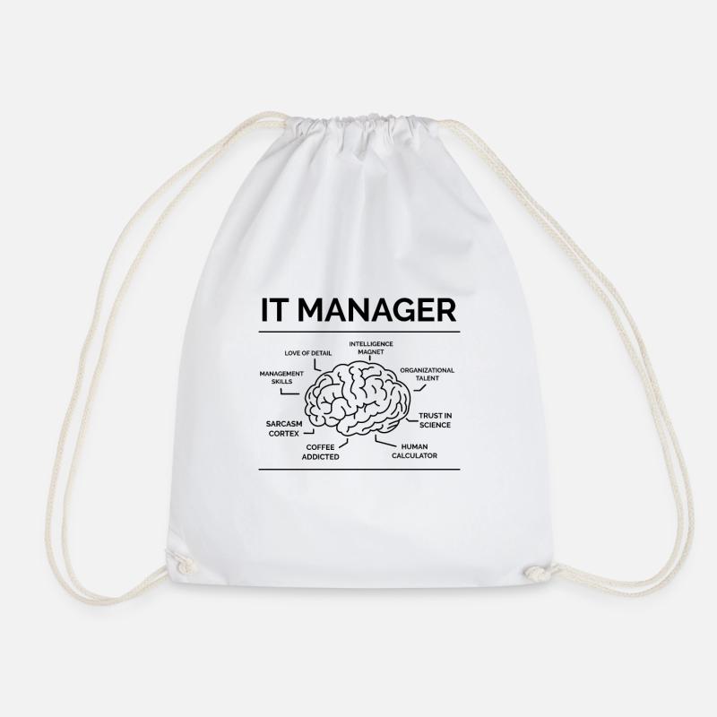 IT Manager - Turnbeutel - Weiß