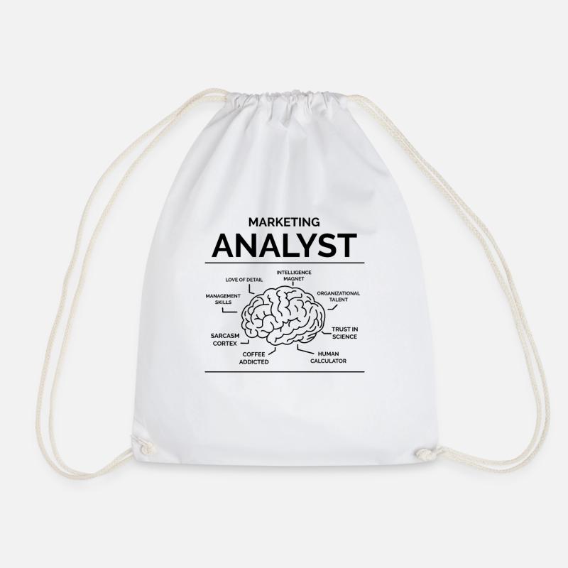 Marketing Analyst - Turnbeutel - Weiß