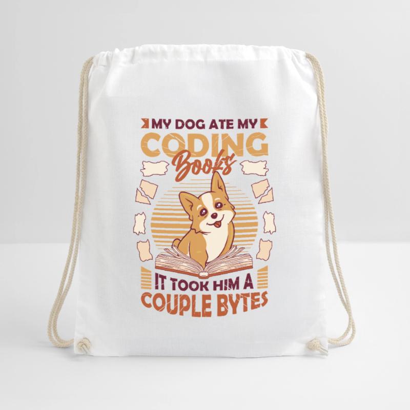 Dog Bytes Code Computer Joke Programmation Sac de sport léger