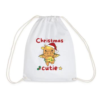 Dragon Noël Dragon Noël Cutie - Sac de sport léger - blanc - Devant