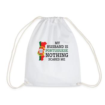 Rien ne me fait peur, mari portugais - Sac de sport léger - blanc - Devant