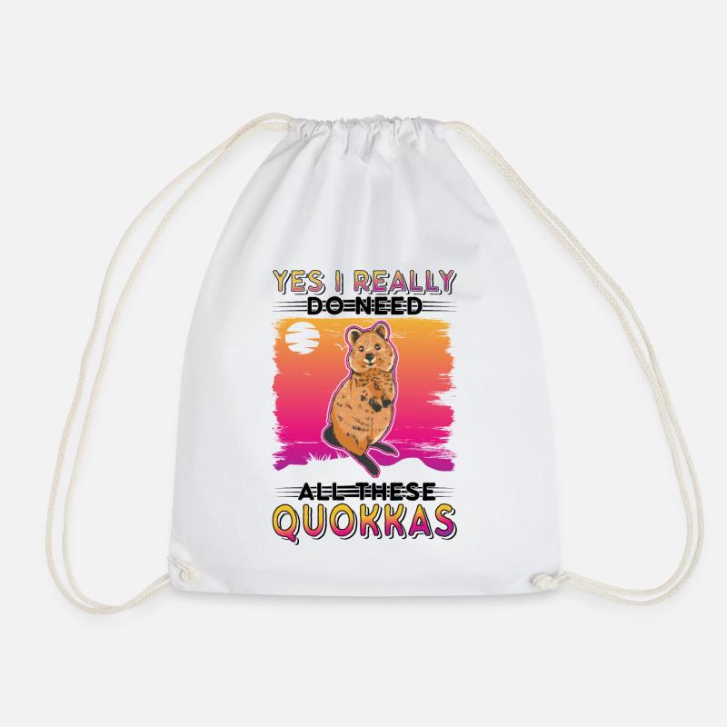 Yes I really do need all these Quokkas - Turnbeutel - Weiß