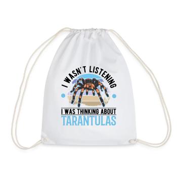 Tarantula Spider Tarantula - Drawstring Bag - white - Front