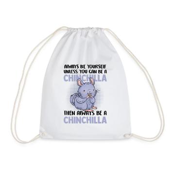 Alors soyez toujours un rongeur chinchilla - Sac de sport léger - blanc - Devant