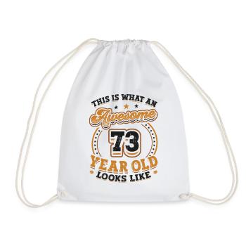 Voilà à quoi ressemble un grand homme de 73 ans. - Sac de sport léger - blanc - Devant