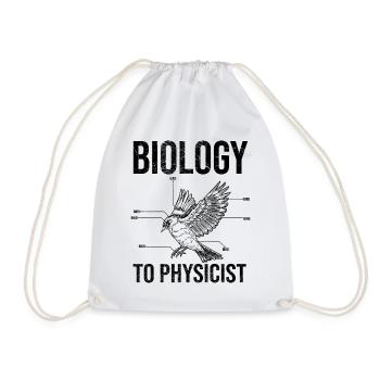 La biologie pour les physiciens - Sac de sport léger - blanc - Devant