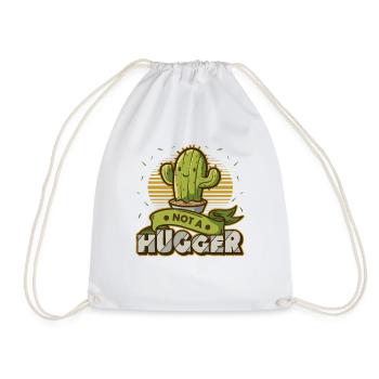 Pas de cactus câlins - Sac de sport léger - blanc - Devant