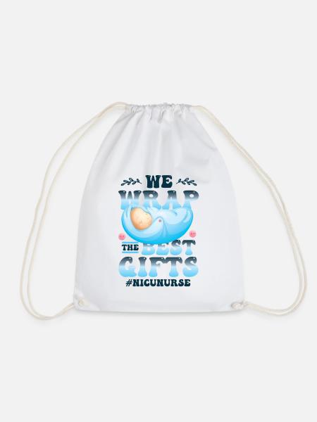 Wir Verpacken Die Besten Geschenke - Turnbeutel - Weiß