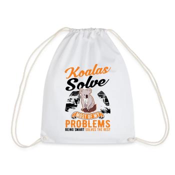 Koala Gift Koala Bear - Drawstring Bag - white - Front