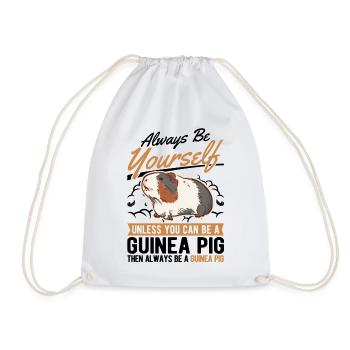 Cochon d’Inde Cadeau Cochon d’Inde - Sac de sport léger - blanc - Devant