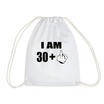 31st birthday - Drawstring Bag - white - Front