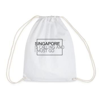 Citation de Singapour - Sac de sport léger - blanc - Devant