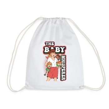 The Baby Whisperer Nounou Childminder Baby-sitter - Sac de sport léger - blanc - Devant