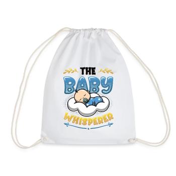 The Baby Whisperer Nounou Childminder Baby-sitter - Sac de sport léger - blanc - Devant
