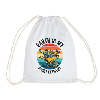 Landscaping Gardening Gardener Garden Plant - Drawstring Bag - white - Front