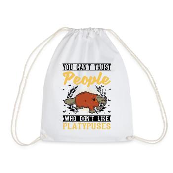 Ornithorynque Cadeau Ornithorynque - Sac de sport léger - blanc - Devant