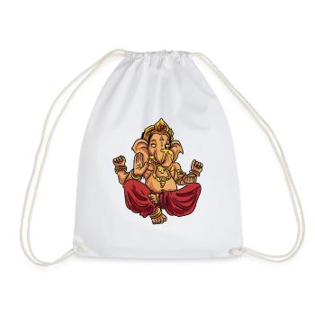 Buddhismus Religion - Turnbeutel - Weiß - Vorne