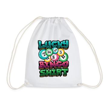 Bingo chanceux - Sac de sport léger - blanc - Devant
