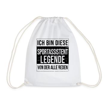 Co-Trainer Geburtstag geboren Legende - Turnbeutel - Weiß - Vorne