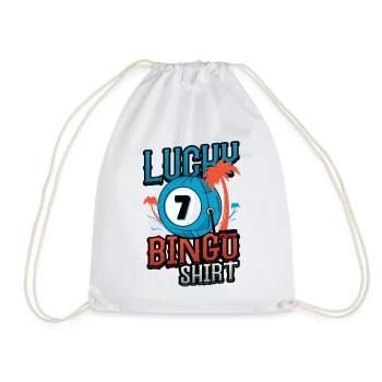 Bingo chanceux - Sac de sport léger - blanc - Devant