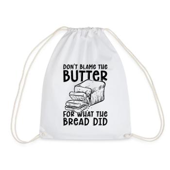 Don't Blame The Ketogenic Diet Ketosis Keto Lover - Drawstring Bag - white - Front