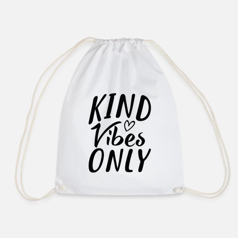 Child Vibes Only - Drawstring Bag - white