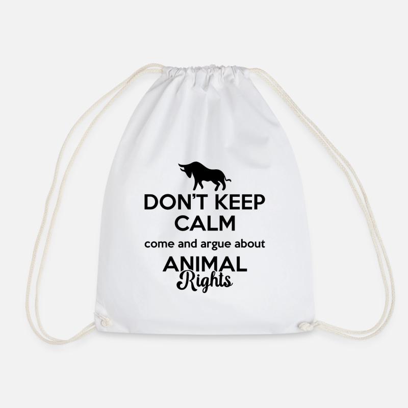 Don't Keep Calm Animal Welfare Adopt Animal Worker - Turnbeutel - Weiß
