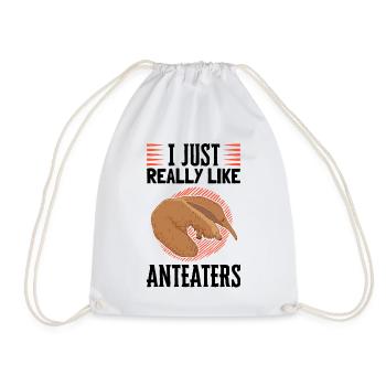 J’aime les fourmiliers fourmiliers - Sac de sport léger - blanc - Devant