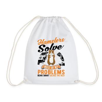 Hamster propriétaire Hamster doré hamster - Sac de sport léger - blanc - Devant